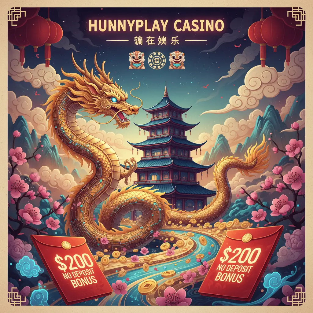 $200 no deposit bonus - HunnyPlay